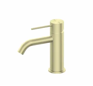 Nero Mecca Basin Mixer Brushed Gold by Nero Tapware, a Bathroom Taps & Mixers for sale on Style Sourcebook