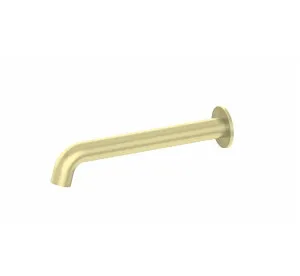 Nero Mecca Basin/Bath Spout Only 160mm Brushed Gold by Nero Tapware, a Bathroom Taps & Mixers for sale on Style Sourcebook