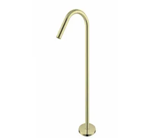 Nero Mecca Bianca Floor Standing Bath Spout Brushed Gold by Nero Tapware, a Bathroom Taps & Mixers for sale on Style Sourcebook