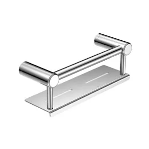 Nero Mecca Care 25mm Grab Rail With Shelf 300mm Chrome by Nero Tapware, a Shelves & Hooks for sale on Style Sourcebook