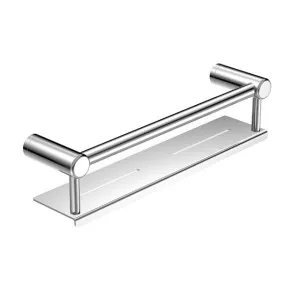 Nero Mecca Care 25mm Grab Rail With Shelf 450mm Chrome by Nero Tapware, a Shelves & Hooks for sale on Style Sourcebook