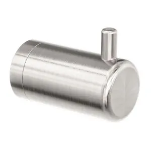 Nero Mecca Care 25mm Wall Hook Brushed Nickel by Nero Tapware, a Shelves & Hooks for sale on Style Sourcebook