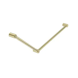 Nero Mecca Care 32mm DDA Grab Rail Set 45 Degree 750x900mm Brushed Gold by Nero Tapware, a Towel Rails for sale on Style Sourcebook