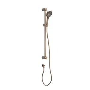 Nero Mecca Care 32mm Grab Rail and Adjustable Shower Rail Set 900mm Brushed Bronze by Nero Tapware, a Shower Heads & Mixers for sale on Style Sourcebook
