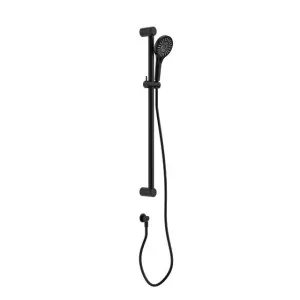 Nero Mecca Care 32mm Grab Rail and Adjustable Shower Rail Set 900mm Matte Black by Nero Tapware, a Shower Heads & Mixers for sale on Style Sourcebook