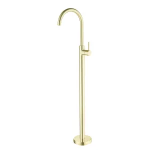 Nero Mecca Freestanding Bath Mixer Brushed Gold by Nero Tapware, a Bathroom Taps & Mixers for sale on Style Sourcebook
