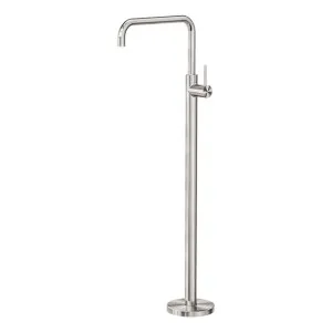 Nero Mecca Freestanding Bath Mixer Square Shape Brushed Nickel by Nero Tapware, a Bathroom Taps & Mixers for sale on Style Sourcebook