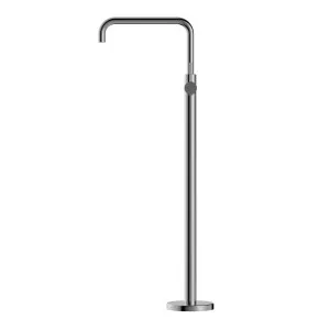 Nero Mecca Freestanding Bath Mixer Square Shape Chrome by Nero Tapware, a Bathroom Taps & Mixers for sale on Style Sourcebook