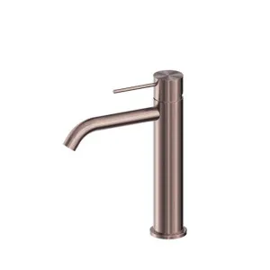 Nero Mecca Mid Tall Basin Mixer Brushed Bronze by Nero Tapware, a Bathroom Taps & Mixers for sale on Style Sourcebook