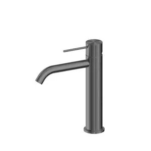 Nero Mecca Mid Tall Basin Mixer Gun Metal by Nero Tapware, a Bathroom Taps & Mixers for sale on Style Sourcebook