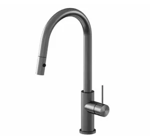 Nero Mecca Pull Out Sink Mixer With Vegie Spray Gun Metal by Nero Tapware, a Kitchen Taps & Mixers for sale on Style Sourcebook
