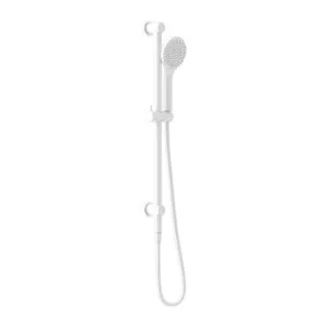 Nero Mecca Rail Shower With Air Shower Matte White by Nero Tapware, a Shower Heads & Mixers for sale on Style Sourcebook