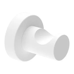 Nero Mecca Robe Hook Matte White by Nero Tapware, a Shelves & Hooks for sale on Style Sourcebook