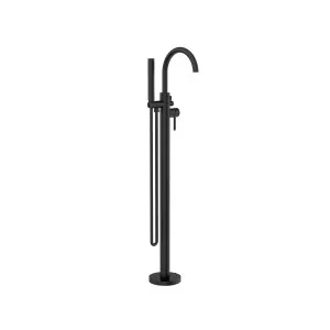 Nero Mecca Round Freestanding Mixer With Hand Shower Matte Black by Nero Tapware, a Bathroom Taps & Mixers for sale on Style Sourcebook