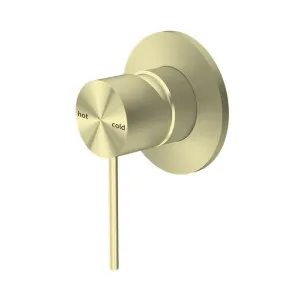 Nero Mecca Shower Mixer Brushed Gold by Nero Tapware, a Bathroom Taps & Mixers for sale on Style Sourcebook