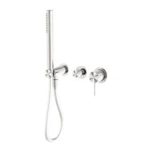 Nero Mecca Shower Mixer Divertor System Separate Back Plate Brushed Nickel by Nero Tapware, a Bathroom Taps & Mixers for sale on Style Sourcebook