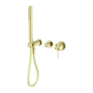 Nero Mecca Shower Mixer Divertor System Separate Back Plate Brushed Gold by Nero Tapware, a Bathroom Taps & Mixers for sale on Style Sourcebook