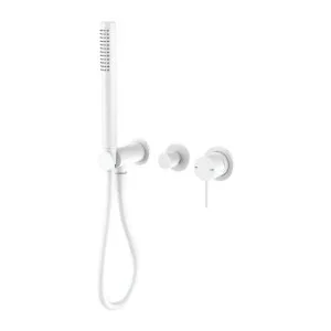 Nero Mecca Shower Mixer Divertor System Separate Back Plate Matte White by Nero Tapware, a Bathroom Taps & Mixers for sale on Style Sourcebook