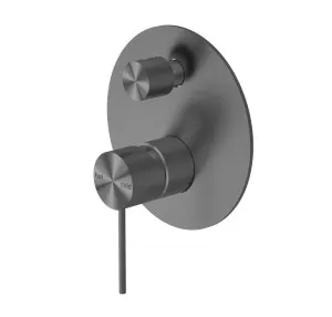 Nero Mecca Shower Mixer With Diverter Gun Metal by Nero Tapware, a Bathroom Taps & Mixers for sale on Style Sourcebook