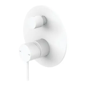 Nero Mecca Shower Mixer With Diverter Matte White by Nero Tapware, a Bathroom Taps & Mixers for sale on Style Sourcebook