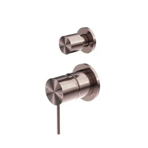 Nero Mecca Shower Mixer With Diverter Separate Back Plate Brushed Bronze by Nero Tapware, a Bathroom Taps & Mixers for sale on Style Sourcebook