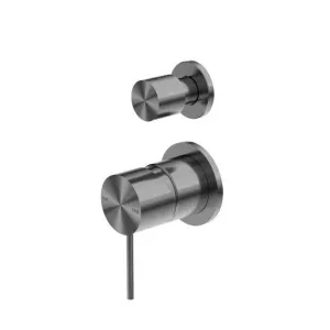 Nero Mecca Shower Mixer With Diverter Separate Back Plate Gun Metal by Nero Tapware, a Bathroom Taps & Mixers for sale on Style Sourcebook