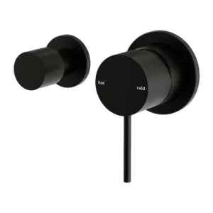 Nero Mecca Shower Mixer With Horizontal 2 Way Divertor Matte Black by Nero Tapware, a Bathroom Taps & Mixers for sale on Style Sourcebook