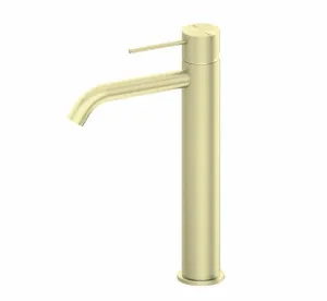Nero Mecca Tall Basin Mixer Brushed Gold by Nero Tapware, a Bathroom Taps & Mixers for sale on Style Sourcebook