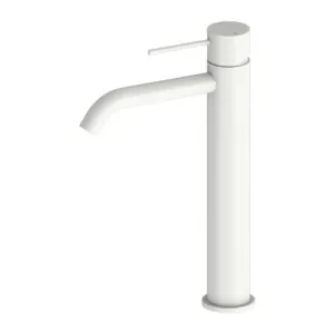 Nero Mecca Tall Basin Mixer White by Nero Tapware, a Bathroom Taps & Mixers for sale on Style Sourcebook