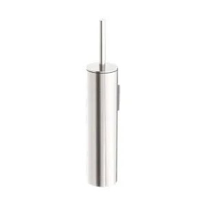 Nero Mecca Toilet Brush Holder Brushed Nickel by Nero Tapware, a Toilet Brushes & Sets for sale on Style Sourcebook
