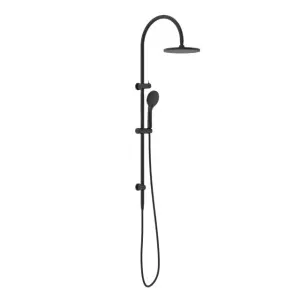 Nero Mecca Twin Shower With Air Shower - Matte Black by Nero Tapware, a Shower Heads & Mixers for sale on Style Sourcebook