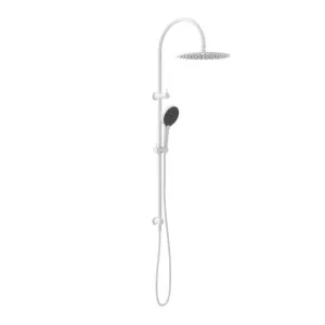 Nero Mecca Twin Shower With Air Shower II Matte White by Nero Tapware, a Shower Heads & Mixers for sale on Style Sourcebook