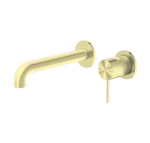 Nero Mecca Wall Basin Mixer Sep BP 160mm Spout Brushed Gold by Nero Tapware, a Bathroom Taps & Mixers for sale on Style Sourcebook