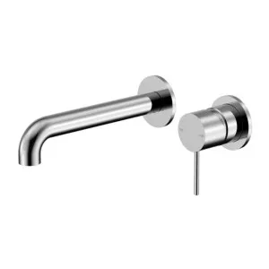 Nero Mecca Wall Basin/Bath Mixer Separate Back Plate 260mm Chrome by Nero Tapware, a Bathroom Taps & Mixers for sale on Style Sourcebook
