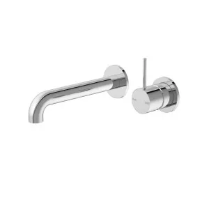 Nero Mecca Wall Basin/Bath Mixer Separate Back Plate Handle Up 160mm Chrome by Nero Tapware, a Bathroom Taps & Mixers for sale on Style Sourcebook