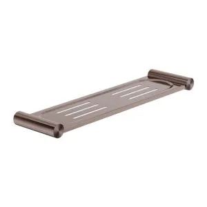Nero New Mecca Metal Shower Shelf Brushed Bronze by Nero Tapware, a Shelves & Hooks for sale on Style Sourcebook