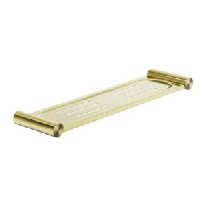 Nero New Mecca Metal Shower Shelf Brushed Gold by Nero Tapware, a Shelves & Hooks for sale on Style Sourcebook