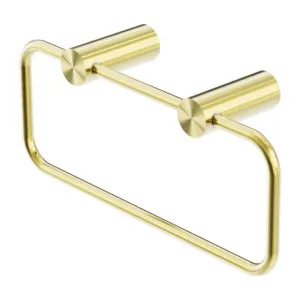 Nero New Mecca Towel Ring Brushed Gold by Nero Tapware, a Towel Rails for sale on Style Sourcebook