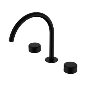 Nero Serenity Bath/Kitchen Set Arc Spout With Metal Handle Matte Black by Nero Tapware, a Bathroom Taps & Mixers for sale on Style Sourcebook