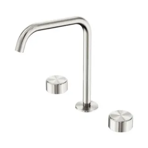 Nero Serenity Bath/Kitchen Set Edge Spout With Metal Handle Brushed Nickel by Nero Tapware, a Bathroom Taps & Mixers for sale on Style Sourcebook