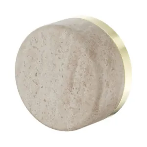 Nero Serenity Progressive Shower Mixer With Rome Travertine Handle Brushed Gold by Nero Tapware, a Bathroom Taps & Mixers for sale on Style Sourcebook