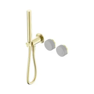 Nero Serenity Progressive Shower System With Carrara Handle And Slim Shower Brushed Gold by Nero Tapware, a Bathroom Taps & Mixers for sale on Style Sourcebook