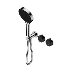 Nero Serenity Progressive Shower System With Marquina Black Handle And Serenity Hand Shower Chrome by Nero Tapware, a Bathroom Taps & Mixers for sale on Style Sourcebook