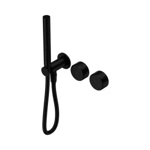 Nero Serenity Progressive Shower System With Metal Handle And Slim Shower Matte Black by Nero Tapware, a Bathroom Taps & Mixers for sale on Style Sourcebook