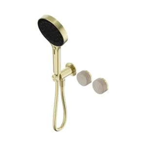 Nero Serenity Progressive Shower System With Rome Travertine Handle And Serenity Hand Shower Brushed Gold by Nero Tapware, a Bathroom Taps & Mixers for sale on Style Sourcebook