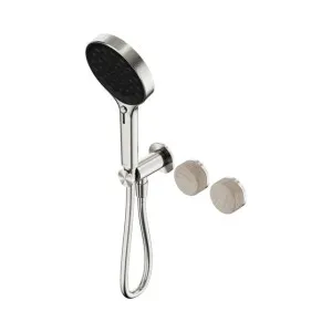 Nero Serenity Progressive Shower System With Rome Travertine Handle And Serenity Hand Shower Brushed Nickel by Nero Tapware, a Bathroom Taps & Mixers for sale on Style Sourcebook