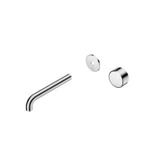 Nero Serenity Progressive Wall Basin Mixer 220mm Spout With Metal Handle Trim Kit Only Chrome by Nero Tapware, a Bathroom Taps & Mixers for sale on Style Sourcebook