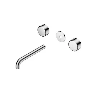 Nero Serenity Wall Basin Set 220mm Spout With Metal Handle Trim Kit Only Chrome by Nero Tapware, a Bathroom Taps & Mixers for sale on Style Sourcebook