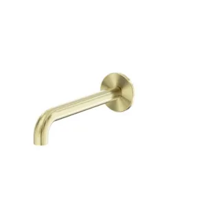 Nero Serenity Wall Basin/Bath Spout 160mm Brushed Gold by Nero Tapware, a Bathroom Taps & Mixers for sale on Style Sourcebook