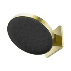 Nero Serenity Wall Shower Head Brushed Gold by Nero Tapware, a Shower Heads & Mixers for sale on Style Sourcebook